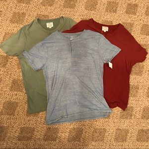Men’s Lucky Brand/Nordstrom button-up t-shirts